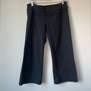 Lululemon Women’s Cripi Mid-Rise Yoga Pant Leggings Black Size 8